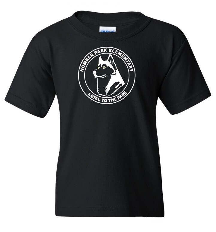 Humber Park Elementary - Black Humber Park Elementary T-Shirt (White Logo)