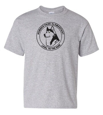 Humber Park Elementary - Sport Grey Humber Park Elementary T-Shirt (Black Logo)