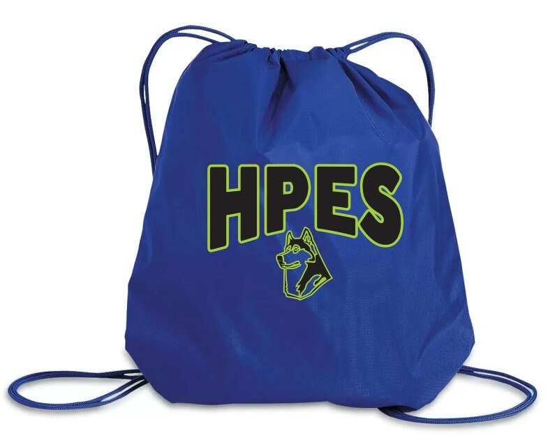 Humber Park Elementary - Royal Blue HPES Cinch Bag