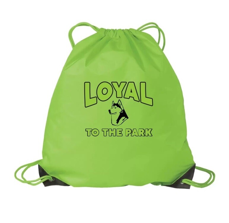 Humber Park Elementary - Lime Green Loyal to the Park Cinch Bag