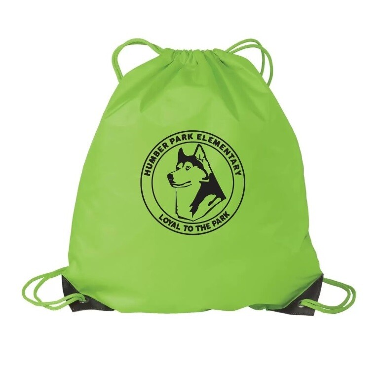 Humber Park Elementary - Lime Green Humber Park Elementary Cinch Bag