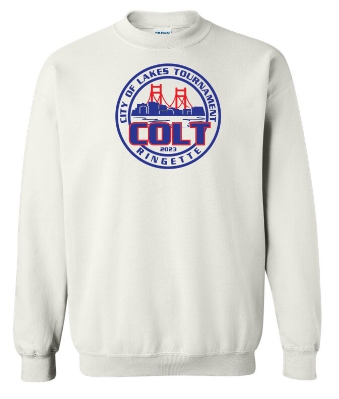 HCL - White COLT Crewneck Sweatshirt (Full Chest)