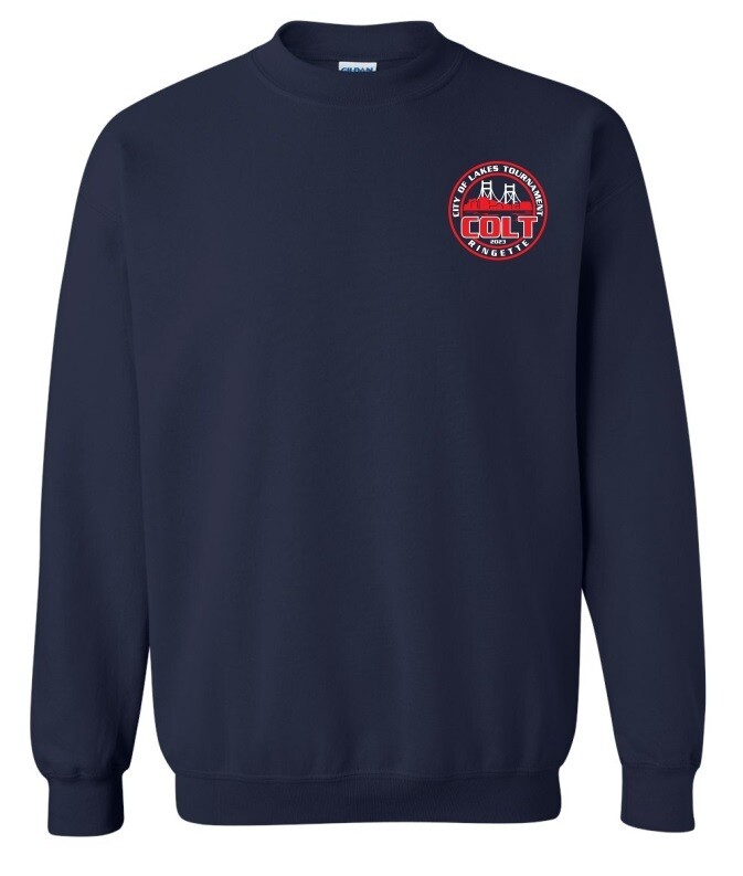 HCL - Navy COLT Crewneck Sweatshirt (Left Chest)