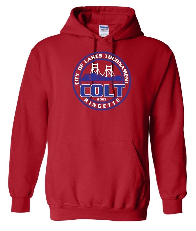 HCL - Red COLT Hoodie (Full Chest)