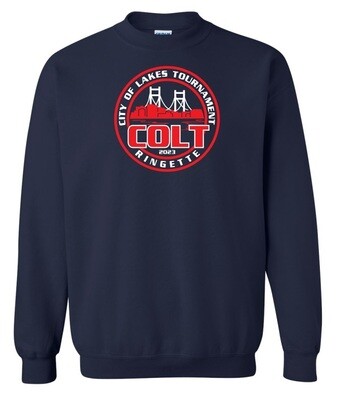 HCL - Navy COLT Crewneck Sweatshirt (Full Chest)