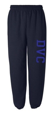 Dartmouth Volleyball Club - Navy DVC Sweatpants (Leg Logo)