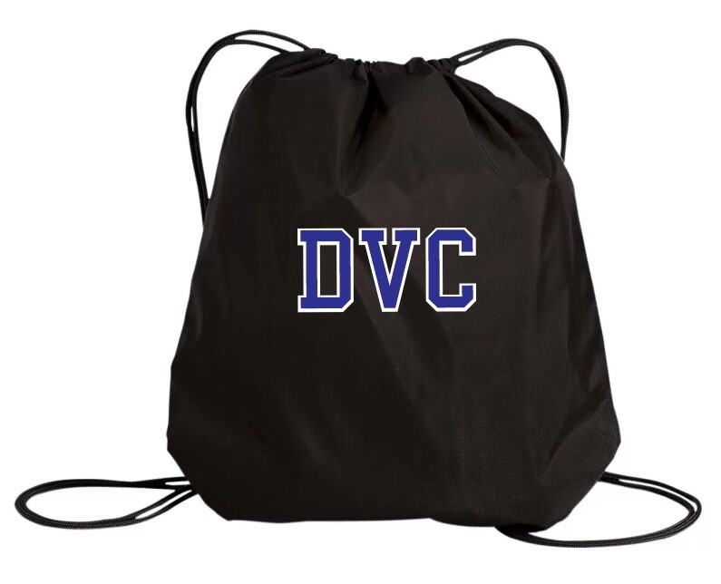 Dartmouth Volleyball Club - Black DVC Cinch Bag