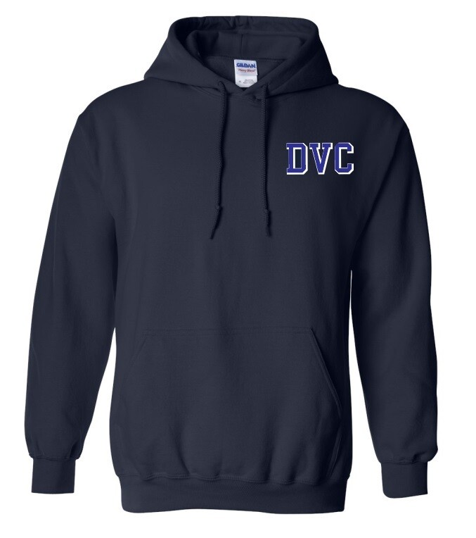 Dartmouth Volleyball Club - Navy DVC Hoodie (Left Chest Logo)