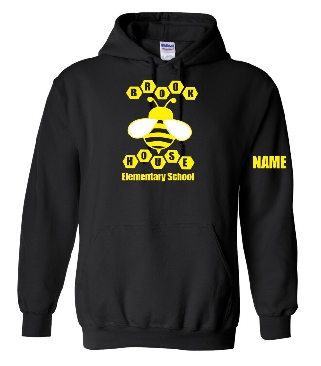 Brookhouse Elementary School - Black Brookhouse Bee Hoodie