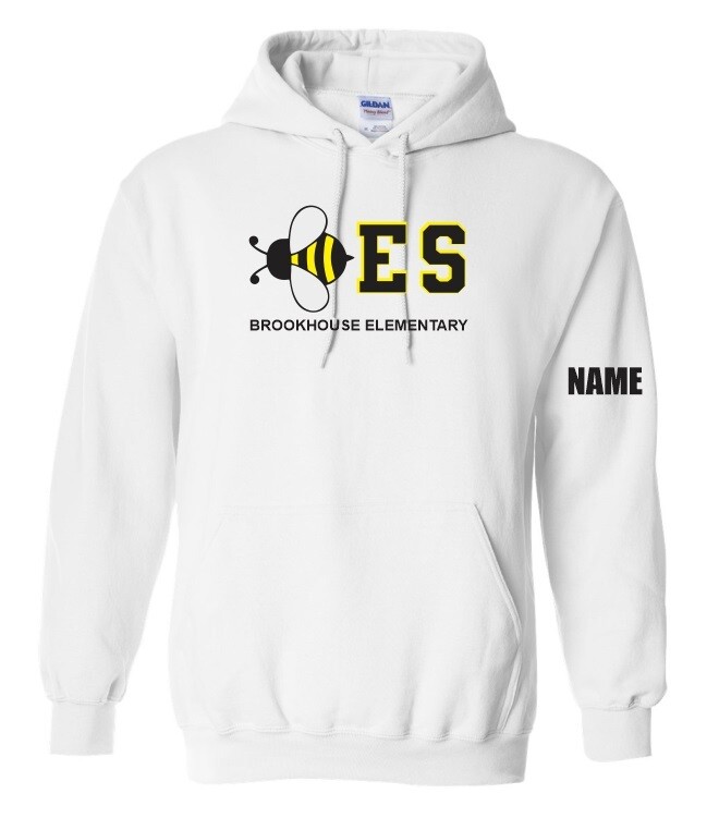 Brookhouse Elementary School - White Bee-ES Hoodie