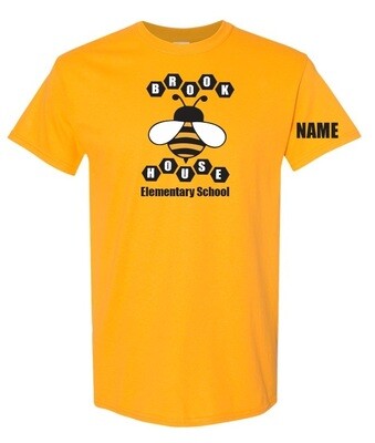 Brookhouse Elementary School - Sport Gold Brookhouse Bee T-Shirt