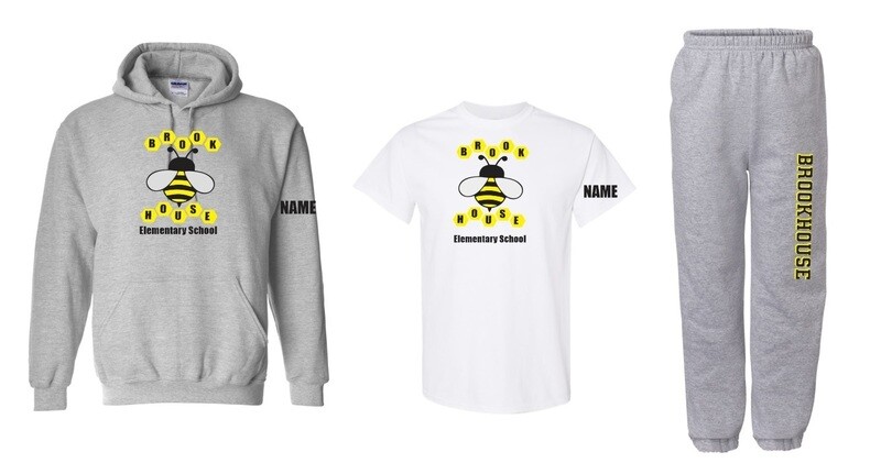 Brookhouse Elementary School- Brookhouse Bee Bundle (Hoodie, Cotton T-Shirt &amp; Sweatpants)