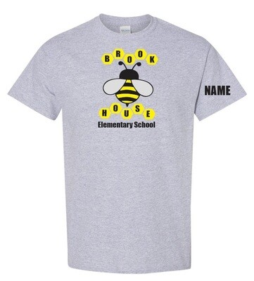 Brookhouse Elementary School - Sport Grey Brookhouse Bee T-Shirt