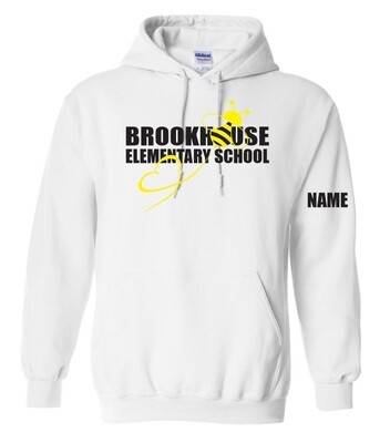 Brookhouse Elementary School - White Brookhouse Elementary School Hoodie