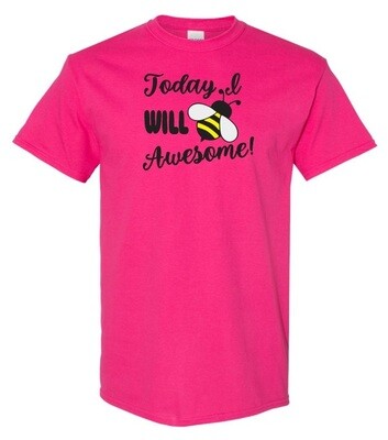 Brookhouse Elementary School -  Today, I Will Bee Awesome T-Shirt