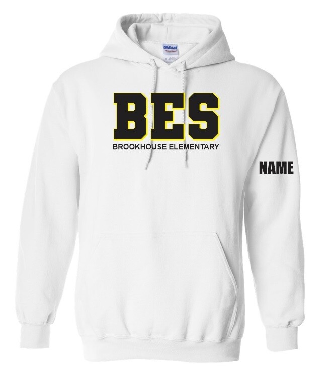 Brookhouse Elementary School - White BES Hoodie