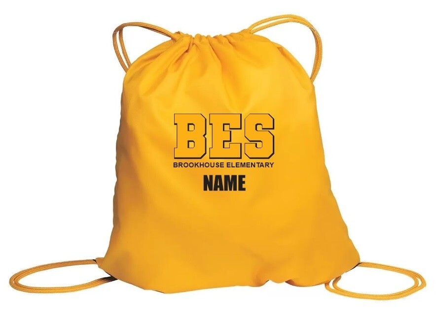Brookhouse Elementary School - Sport Gold BES Cinch Bag