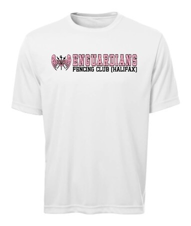 Enguardians Fencing Club - White Enguardians Fencing Club Short Sleeve Moist Wick