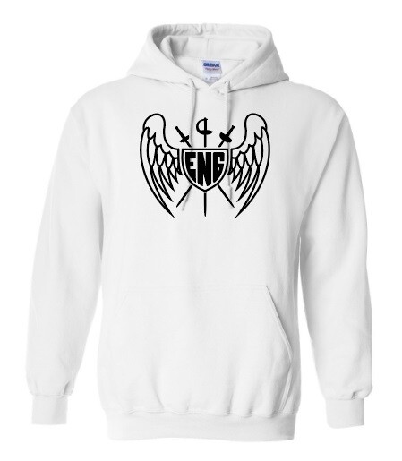 Enguardians Fencing Club - White ENG Hoodie