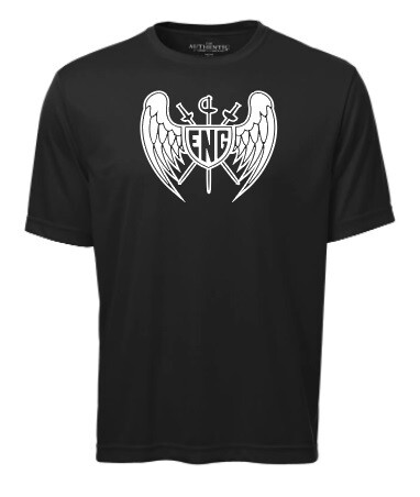 Enguardians Fencing Club - Black ENG Short Sleeve Moist Wick