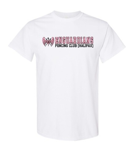 Enguardians Fencing Club - White Enguardians Fencing Club Cotton T-Shirt