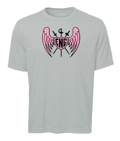 Enguardians Fencing Club - Silver ENG Short Sleeve Moist Wick