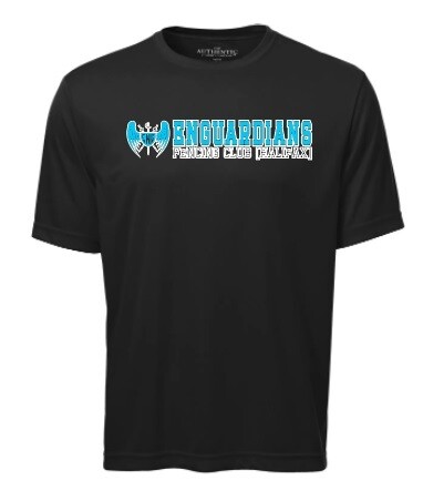 Enguardians Fencing Club - Black Enguardians Fencing Club Short Sleeve Moist Wick