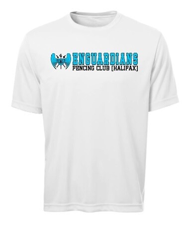 Enguardians Fencing Club - White Enguardians Fencing Club Short Sleeve Moist Wick