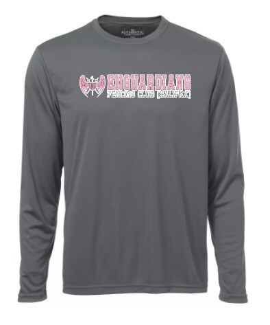 Enguardians Fencing Club - Coal Grey Enguardians Fencing Club Long Sleeve Moist Wick Shirt