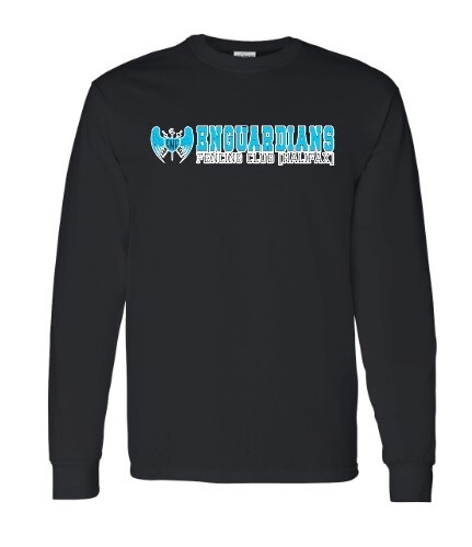 Enguardians Fencing Club - Black Enguardians Fencing Club Long Sleeve Cotton Shirt