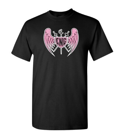Enguardians Fencing Club - Black ENG Cotton T-Shirt