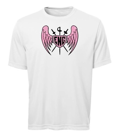 Enguardians Fencing Club - White ENG Short Sleeve Moist Wick