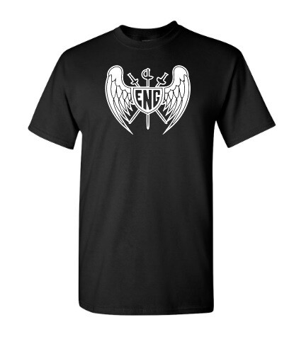 Enguardians Fencing Club - Black ENG Cotton T-Shirt