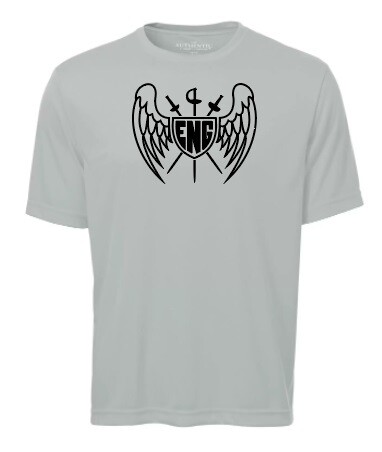 Enguardians Fencing Club - Silver ENG Short Sleeve Moist Wick