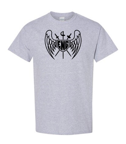 Enguardians Fencing Club - Sport Grey ENG Cotton T-Shirt