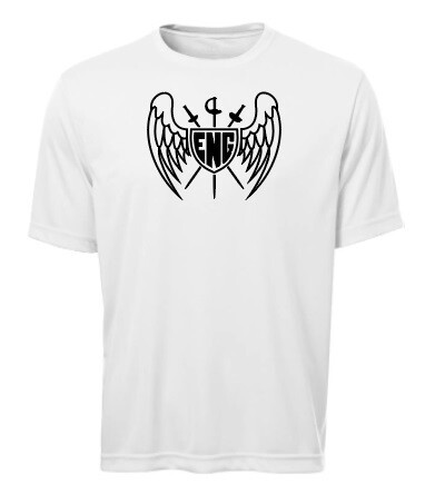 Enguardians Fencing Club - White ENG Short Sleeve Moist Wick