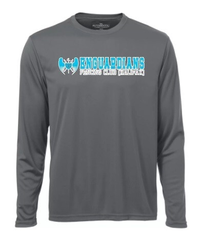 Enguardians Fencing Club - Coal Grey Enguardians Fencing Club Long Sleeve Moist Wick Shirt