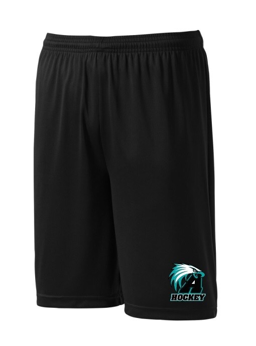 Auburn High - Black Auburn Eagles Hockey Shorts