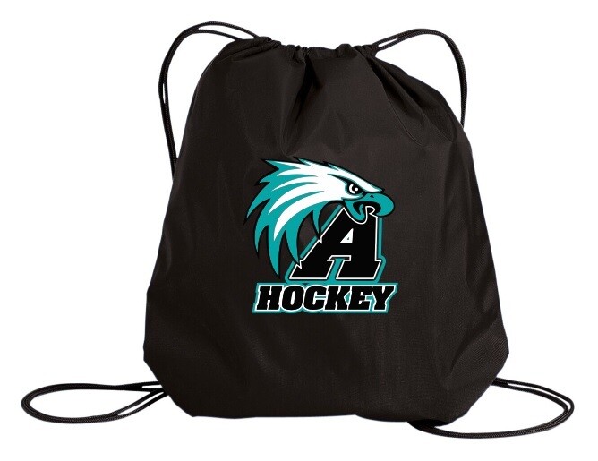 Auburn High - Black Auburn Eagles Hockey Cinch Bag