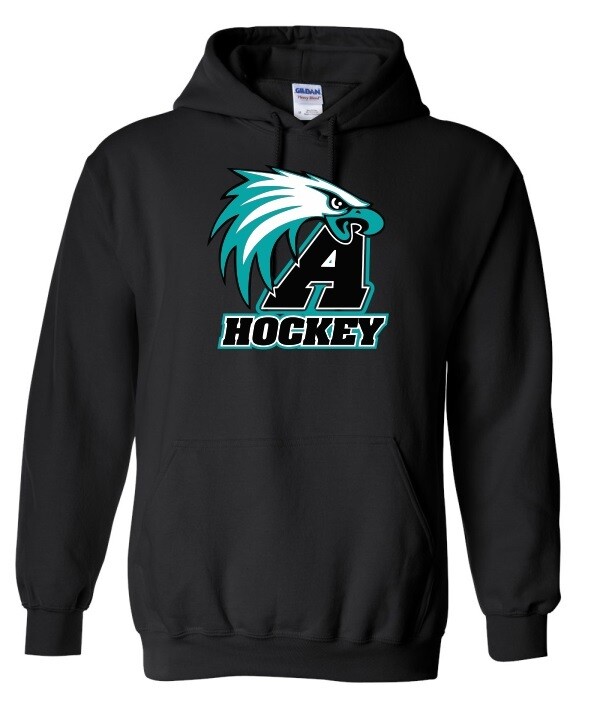 Auburn High - Black Auburn Eagles Hockey Hoodie