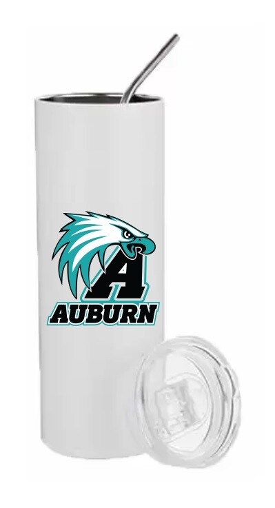 Auburn High  - Auburn Tumbler with Straw