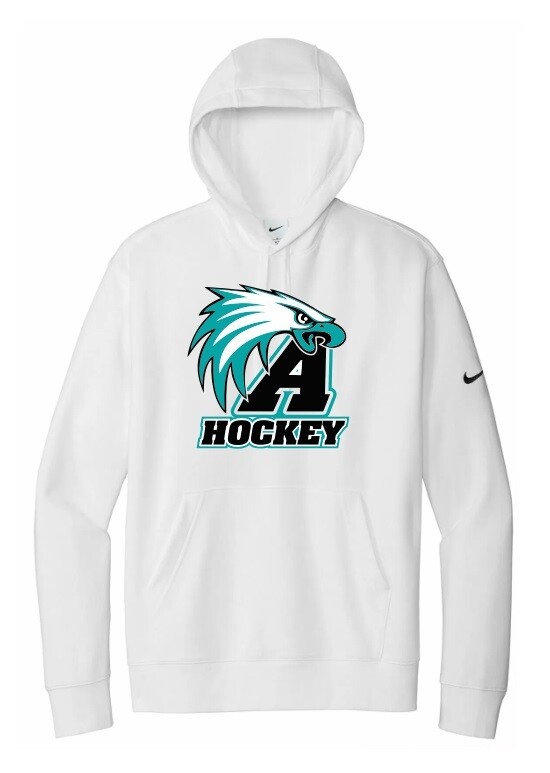 Auburn High - White Auburn Eagles Hockey Nike Hoodie