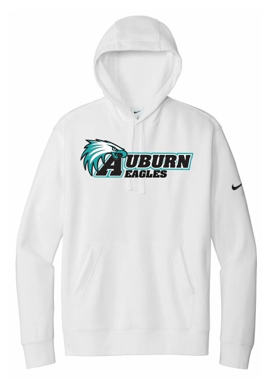 Auburn High - White Auburn Eagles Nike Hoodie