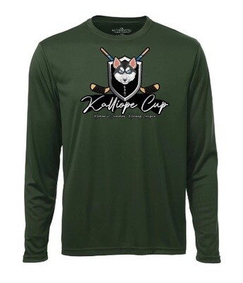 Kalliope Cup - Forrest Green Kalliope Cup Long Sleeve Moist Wick Shirt