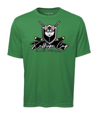 Kalliope Cup - Green Kalliope Cup Short Sleeve Moist Wick