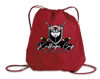 Kalliope Cup - Red Kalliope Cup Cinch Bag