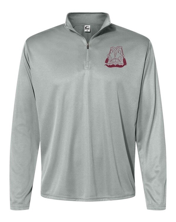 Orenda Canoe Club - Silver Men&#39;s Quarter Zip Pull Over