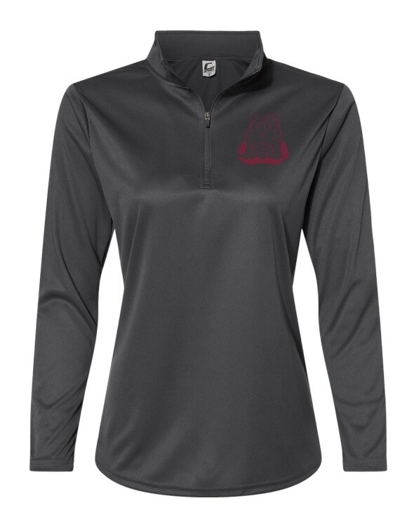 Orenda Canoe Club - Graphite Ladies Quarter Zip Pull Over