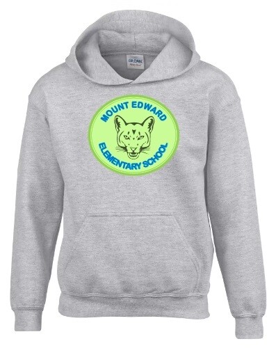 Mount Edward Elementary  - Sport Grey Mount Edward Elementary Logo Hoodie