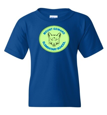Mount Edward Elementary - Royal Blue Mount Edward Elementary Logo T-Shirt